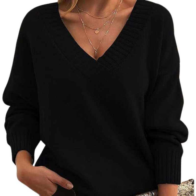LILLIAN - Lightweight V-Neck Sweater
