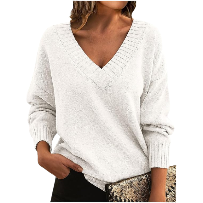 LILLIAN - Lightweight V-Neck Sweater