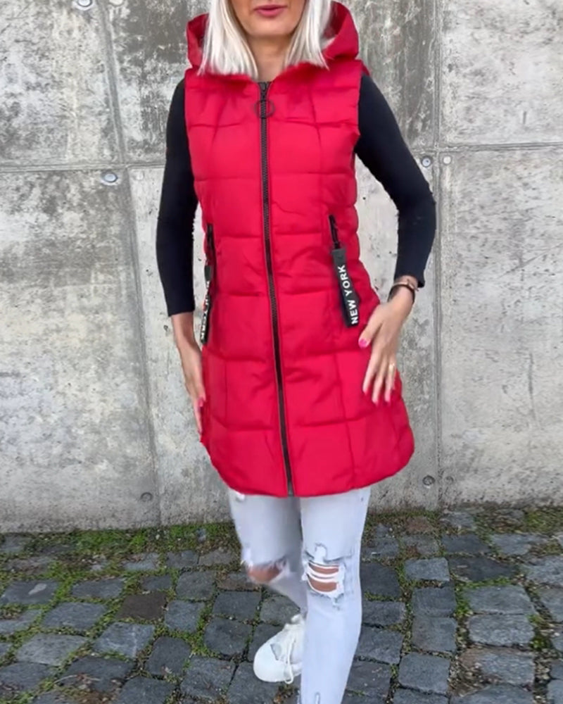 CELESTE - Sleeveless Puffer Jacket