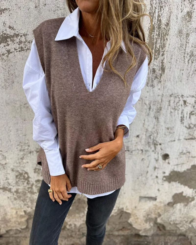 EVELYN - Stylish Knit Sweater Vest