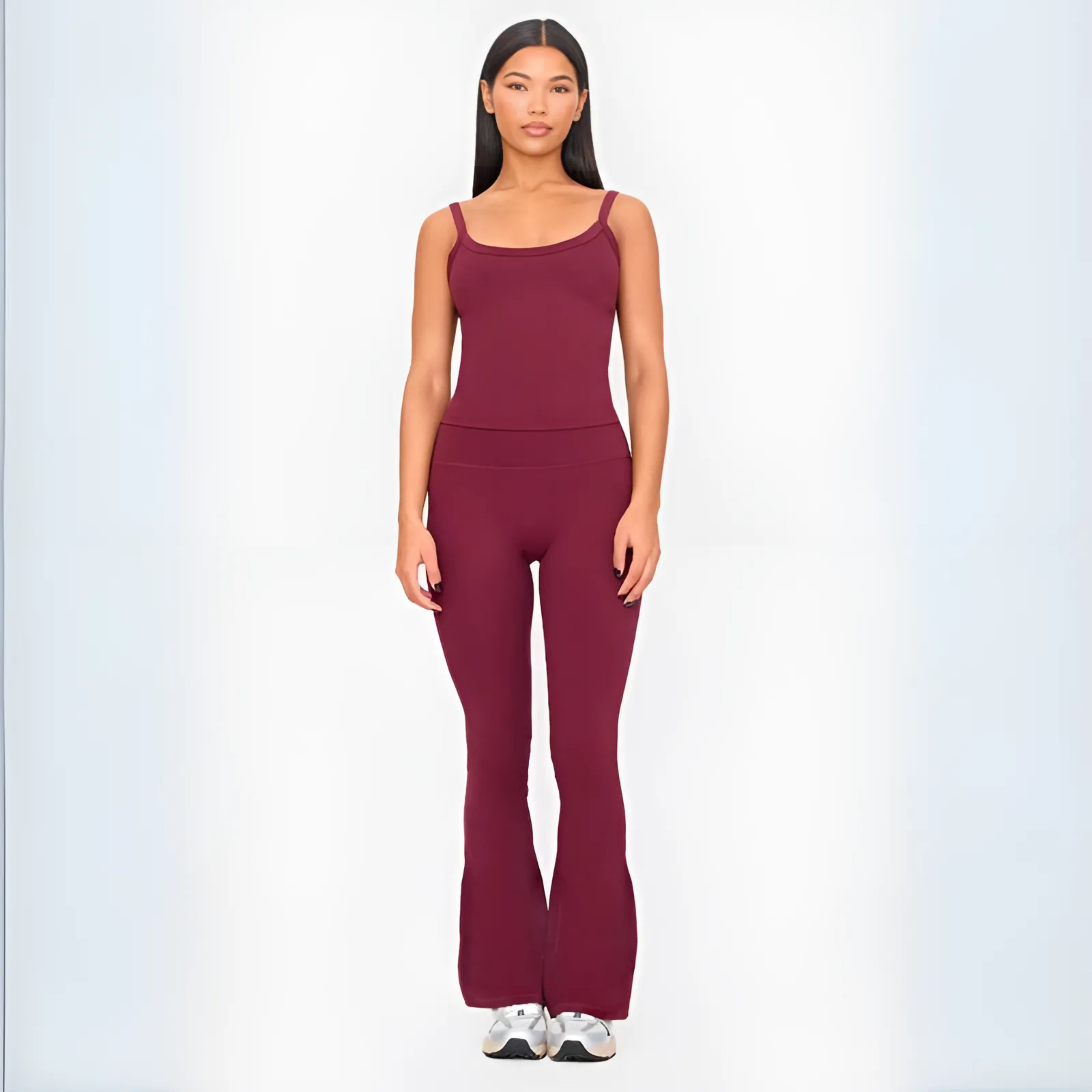 ARIANA - Casual Cami Top and Flare Leg Pants Set