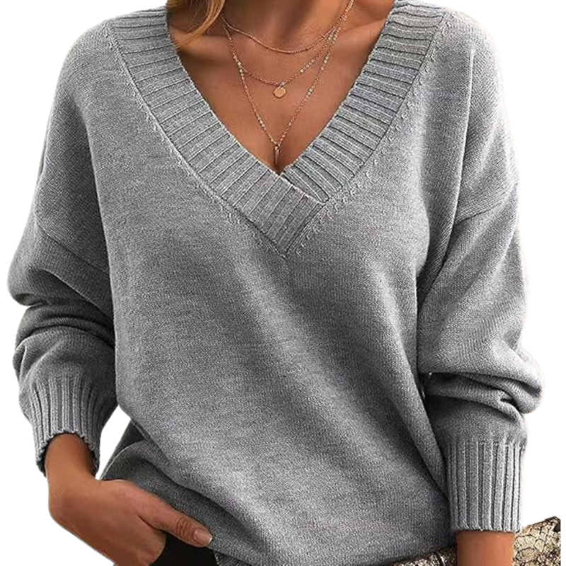 LILLIAN - Lightweight V-Neck Sweater