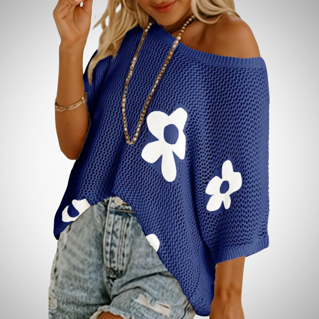 JINKY - Stylish Lightweight Crochet Top