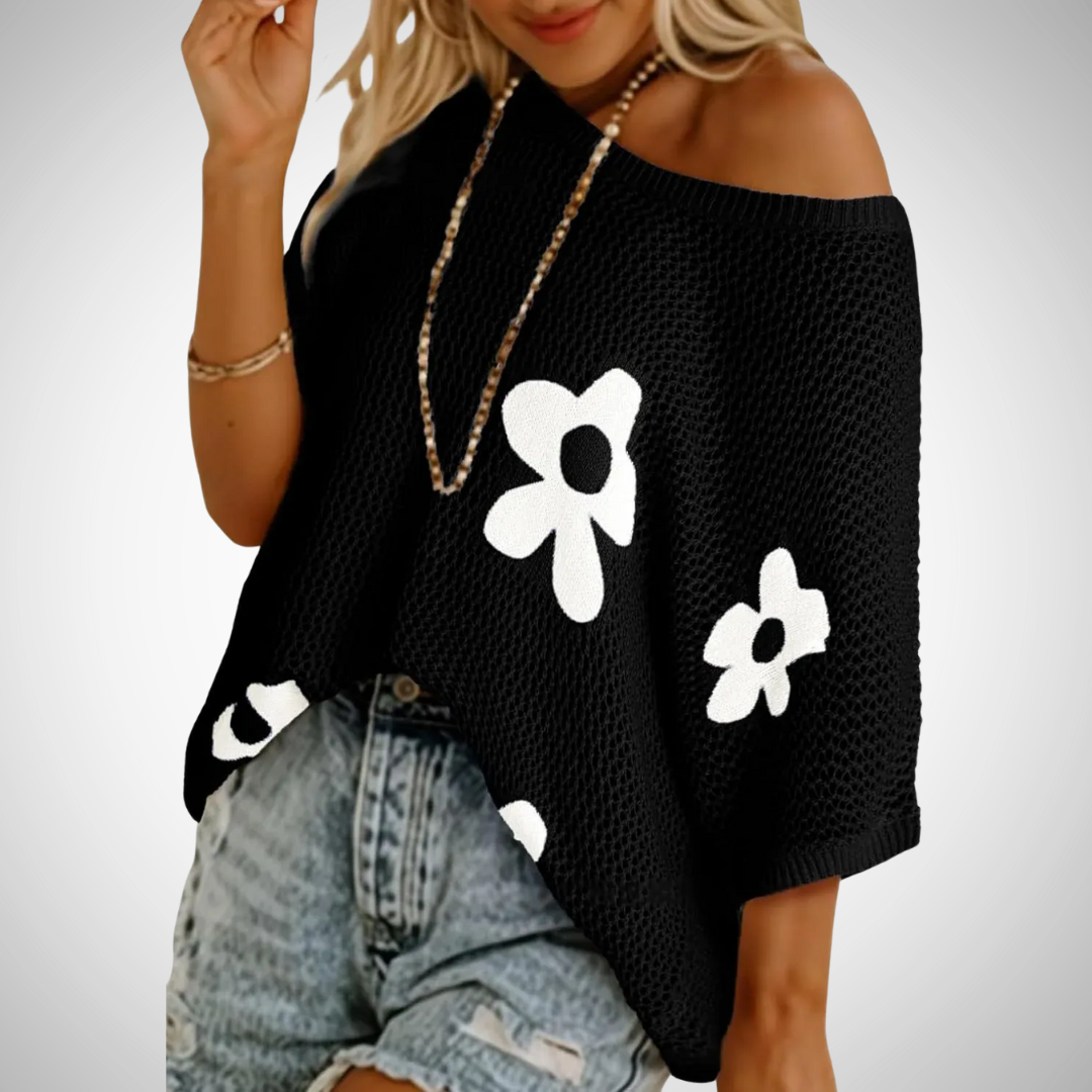 JINKY - Stylish Lightweight Crochet Top