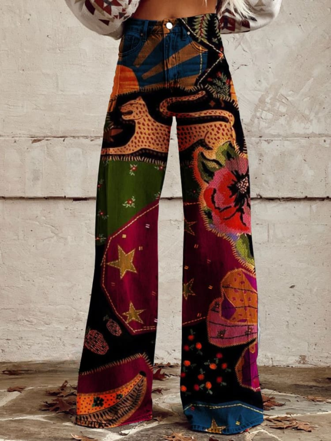 GABRIELLE - Artistic Wide-Leg Pants