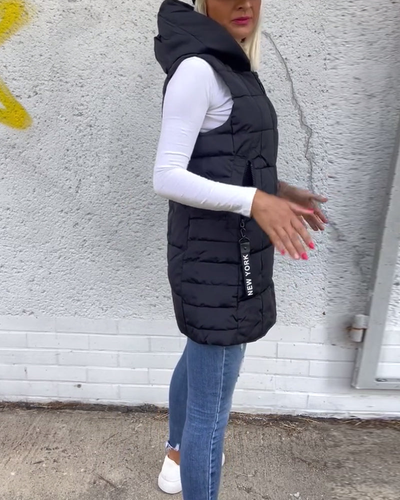 CELESTE - Sleeveless Puffer Jacket