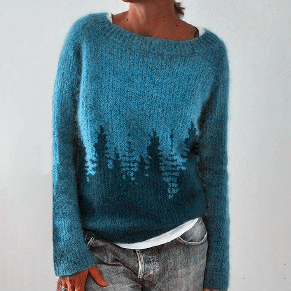 LAURIE - Forest Knit Sweater