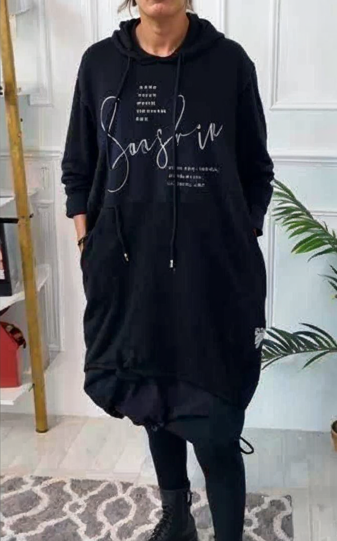 MADELEINE - Casual Hooded Dress