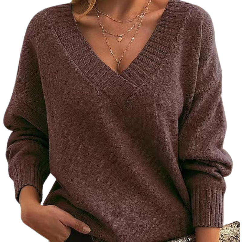 LILLIAN - Lightweight V-Neck Sweater