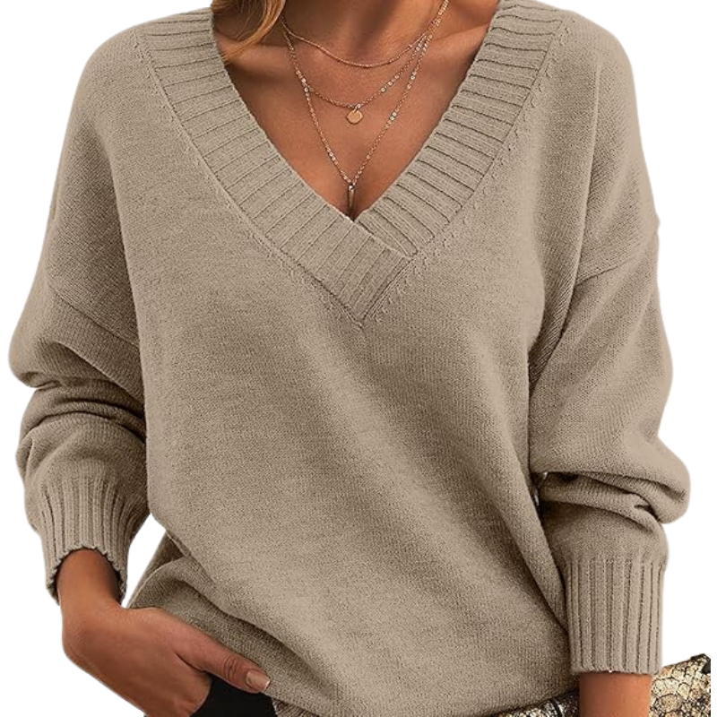 LILLIAN - Lightweight V-Neck Sweater