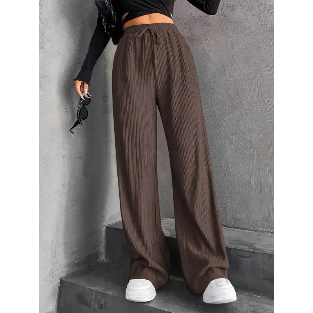 ZABBY - Casual Wide Leg Comfy Everyday Pants