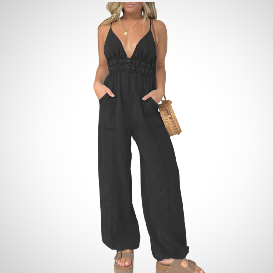 KYLINE - Classic Plain Jumpsuit