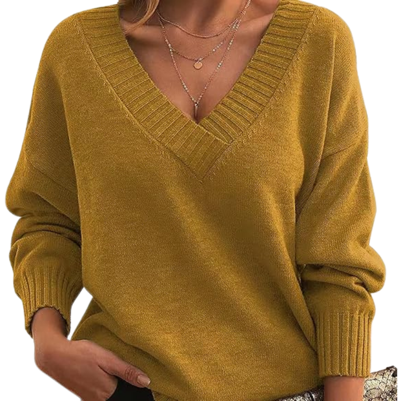 LILLIAN - Lightweight V-Neck Sweater