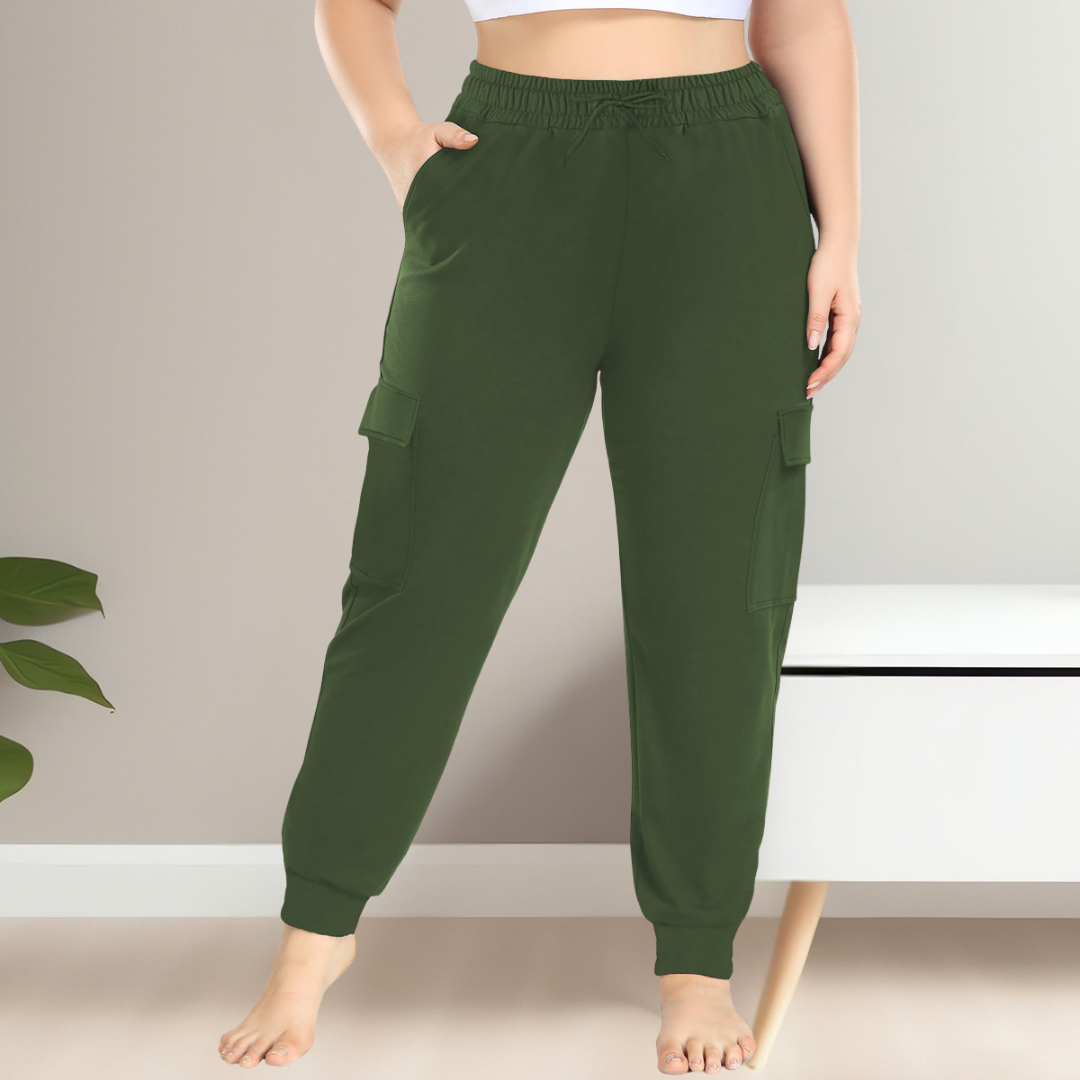 XEXILIA - Casual Plus Size Waist Cargo Pants