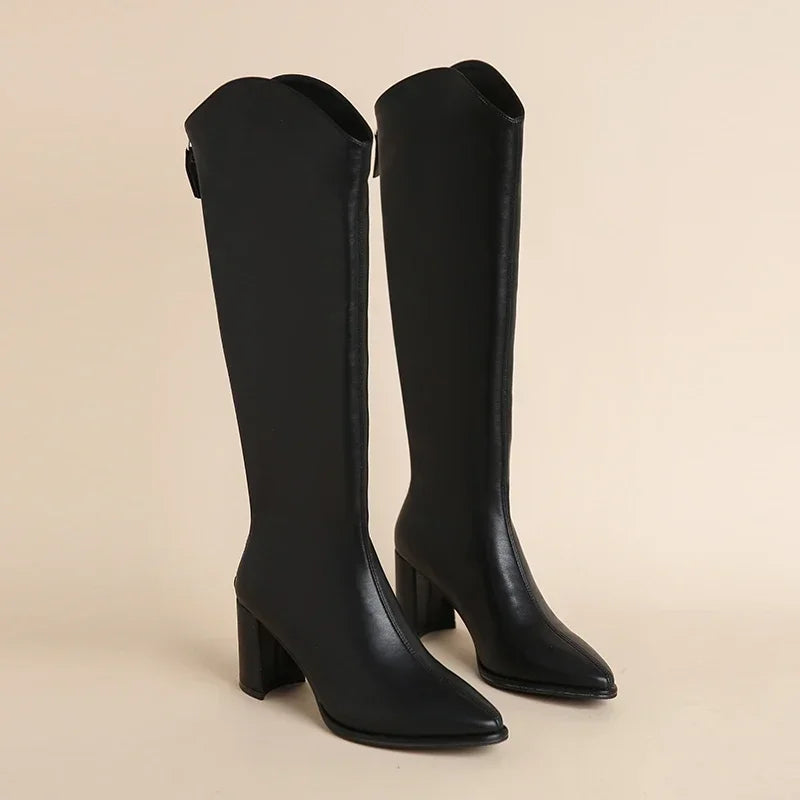 VALERIA - Luxe Longline Boots
